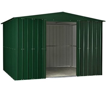 Globel Industries MetallGerätehaus 10x8 heritage green 295x237x203 cm (BxTxH) 7m² Satteldach