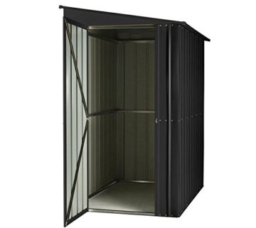 Globel Industries Metallgerätehaus Fahrradunterstand 8x5 Anthrazit 234x144x203 cm (BxTxH) 3,36m² 