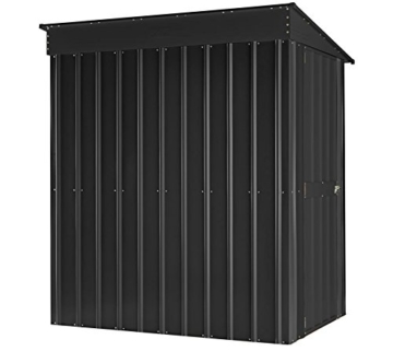 Globel Industries Metallgerätehaus Fahrradunterstand 8x5 Anthrazit 234x144x203 cm (BxTxH) 3,36m² 