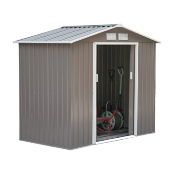 Outsunny® Gerätehaus Metall L213 x W127 x H185cm