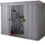 Metallgerätehaus pent roof 8×4 Yardmaster Internationa Silber Pultdach mit Schieferdach - 