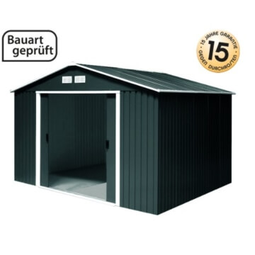 Metallgerätehaus Titan 8×8 anthrazit von Tepro - 