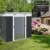 KESSER® - Gerätehaus L Metall 3,4 m³ mit Fundament | 196x122x180 cm Pultdach