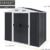 KESSER® - XL Metall Gerätehaus 4,2m³ mit Fundament | 210x132x186 cm| Satteldachdach 